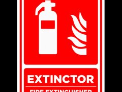 Semn extinctor fire extinguisher